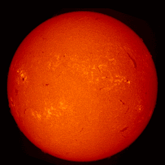 Image of Sun's chromosphere