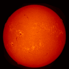 Image of Sun's chromosphere