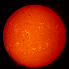 Image of Sun's chromosphere