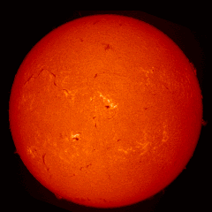 Image of Sun's chromosphere