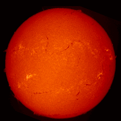 Image of Sun's chromosphere