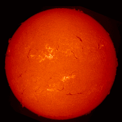 Image of Sun's chromosphere