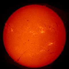 Image of Sun's chromosphere