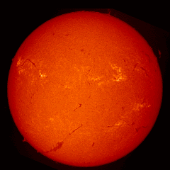 Image of Sun's chromosphere