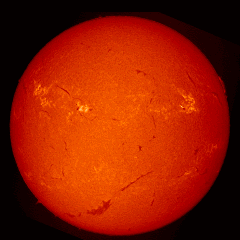 Image of Sun's chromosphere