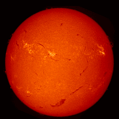 Image of Sun's chromosphere