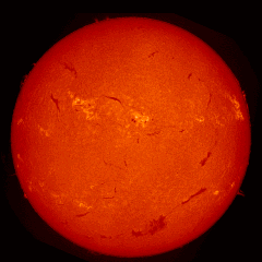 Image of Sun's chromosphere