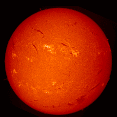 Image of Sun's chromosphere