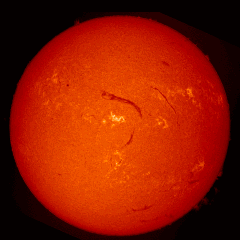 Image of Sun's chromosphere