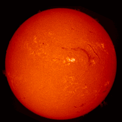 Image of Sun's chromosphere