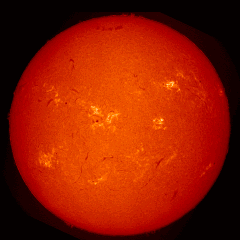 Image of Sun's chromosphere