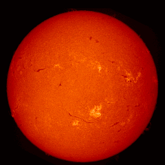 Image of Sun's chromosphere