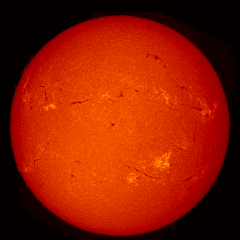 Image of Sun's chromosphere