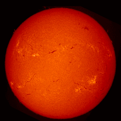 Image of Sun's chromosphere