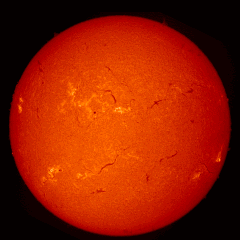 Image of Sun's chromosphere