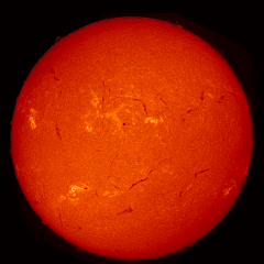 Image of Sun's chromosphere