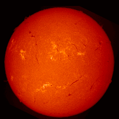 Image of Sun's chromosphere