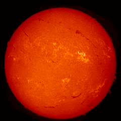 Image of Sun's chromosphere