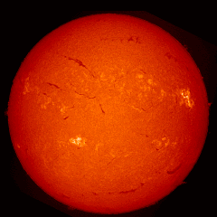 Image of Sun's chromosphere