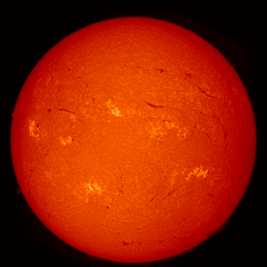 Image of Sun's chromosphere