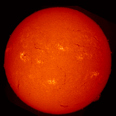 Image of Sun's chromosphere