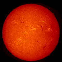 Image of Sun's chromosphere