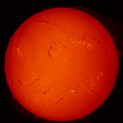 Image of Sun's chromosphere