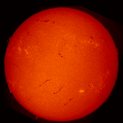 Image of Sun's chromosphere