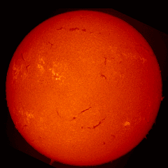 Image of Sun's chromosphere