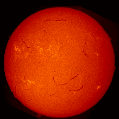 Image of Sun's chromosphere