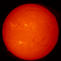 Image of Sun's chromosphere