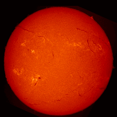 Image of Sun's chromosphere