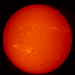 Image of Sun's chromosphere