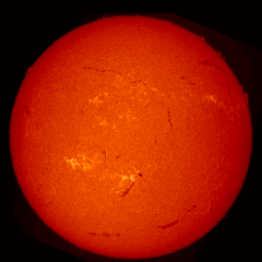 Image of Sun's chromosphere