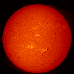 Image of Sun's chromosphere