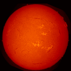 Image of Sun's chromosphere