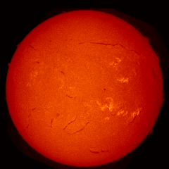 Image of Sun's chromosphere