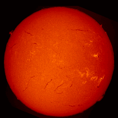 Image of Sun's chromosphere