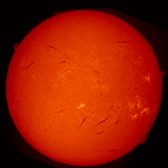 Image of Sun's chromosphere