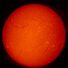 Image of Sun's chromosphere