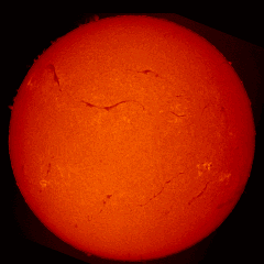 Image of Sun's chromosphere