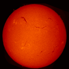 Image of Sun's chromosphere