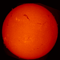 Image of Sun's chromosphere