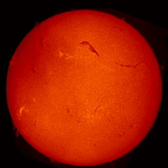 Image of Sun's chromosphere