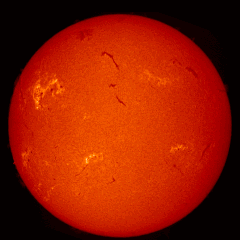 Image of Sun's chromosphere