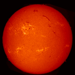 Image of Sun's chromosphere