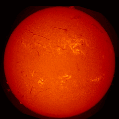 Image of Sun's chromosphere