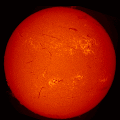 Image of Sun's chromosphere