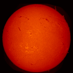 Image of Sun's chromosphere