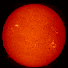 Image of Sun's chromosphere